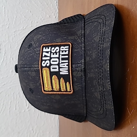 Hunting Life Size Does Matter Unisex OS Snapback Ball Cap Trucker Style Camo Hat - Picture 2 of 13